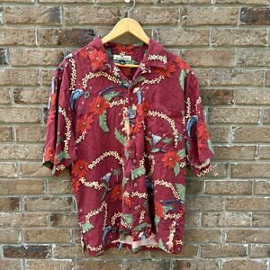 Crazy Vintage Y2K Tommy Bahama Rare Print Shirt Large